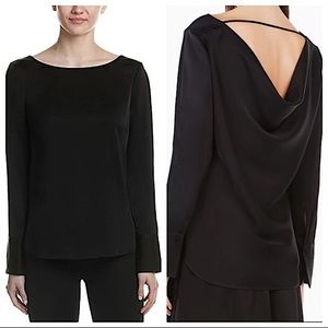 BCBG MaxAzria Ceanna Cowl Back Blouse